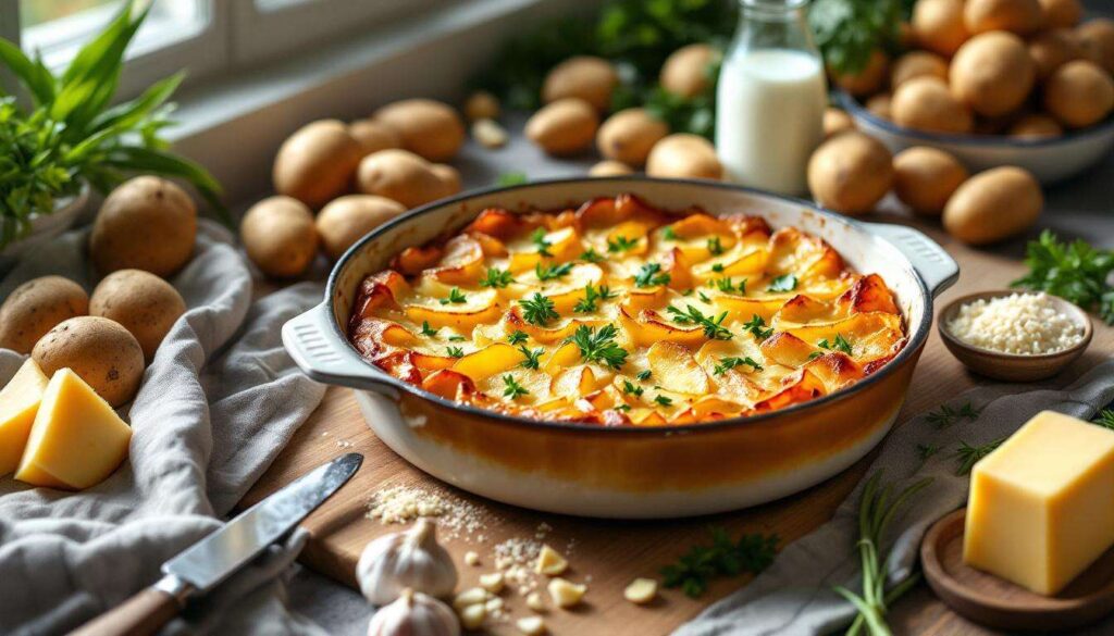 Ein würziger Frühlingsgruß: Bärlauch-Kartoffelgratin macht dich einfach glücklich