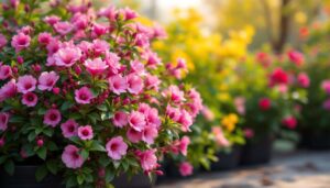 Diese kleine rosafarbene Staude, so einfach, beleuchtet Beete und Töpfe den ganzen Sommer und verwandelt einen tristen Garten in eine elegante Bühne