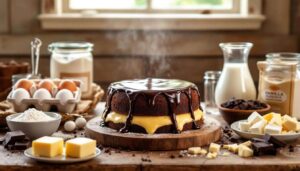 Omas Puddingkuchen: mit dieser cremigen Füllung und der Schokohaube verzauberst du jeden
