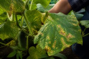 Braune Flecken auf Gurkenblättern: Warum falsches Gießen nicht immer die Ursache ist