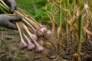 Knoblauch richtig ernten: Dieses Zeichen zeigt, dass die Knollen jetzt aus der Erde müssen