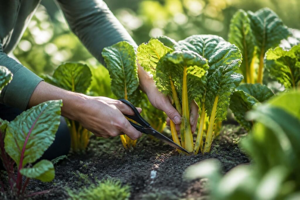 Mangold jetzt zurückschneiden: Mit diesem Schnitt liefert er bis in den Herbst neue zarte Blätter